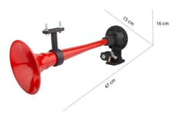 SINGLE AIR HORN (RED) - 2