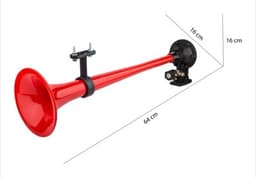 SINGLE AIR HORN (RED) - 3
