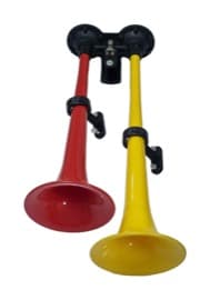 DUAL FLAT SOUND AIR HORN (RED) - 4