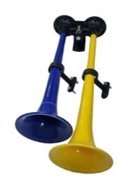 DUAL FLAT SOUND AIR HORN (RED) - 5