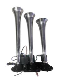 TRIPLE NURI ALCO MELODY ARABIC HORN (CHROME) - 1