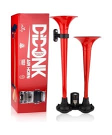 LARGE DUAL AIR HORN (RED) - 1