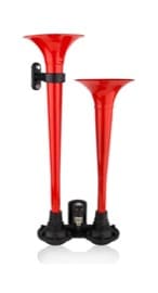 LARGE DUAL AIR HORN (RED) - 1