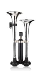 LARGE DUAL AIR ECHO HORN (CHROME) - 1