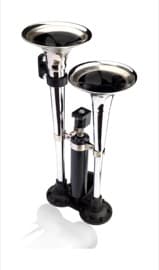 LARGE DUAL AIR ECHO HORN (CHROME) - 2