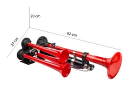 ECHO DADAN HORN 4 PIPES (RED) - 3