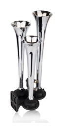 Didonk - TRIPLE FLAT SOUND AIR HORN (CHROME)