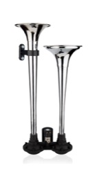 Didonk - LARGE TYPE DUAL AIR HORN (CHROME)