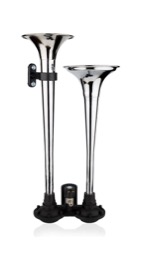 Didonk - LARGE TYPE DUAL AIR HORN (CHROME)
