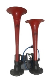 Didonk - DUAL DALI DALI GREEK TYPE HORN (RED)